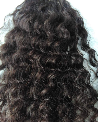 34" inches 1 bundle Curly hair