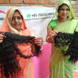 34" inches 1 bundle Curly hair