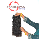 Blunt cut 20" inches 1 bundle Curly hair