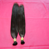 Straight Bulk hair 14" inches 1 bundle