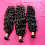 Curly Bulk hair 18" inches 1 bundle