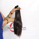 Straight Bulk hair 12" inches 1 bundle