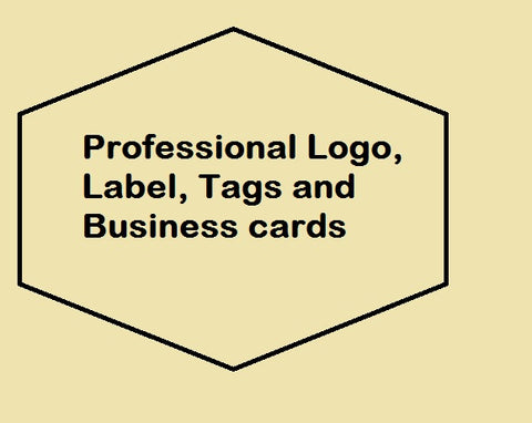 professional logo, Label, Tags and Business cards to increase business